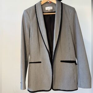 Calvin Klein Women's Houndstooth Blazer